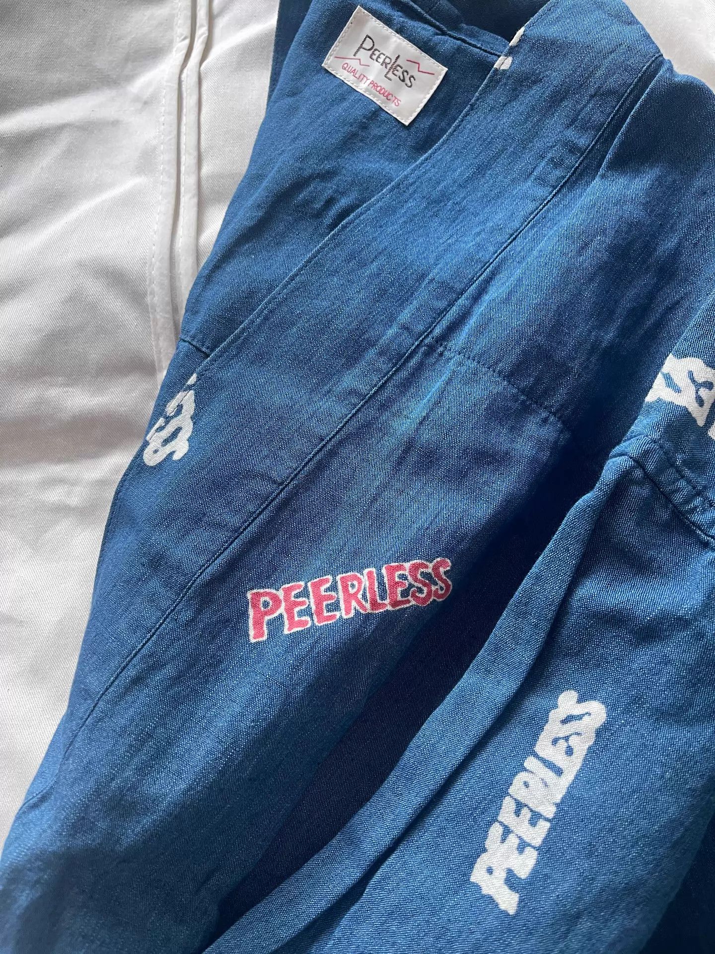 Visvim visvim peerless indigo allover print soft denim haori size 3 like new Size US L / EU 52-54 / 3 - 9 Thumbnail