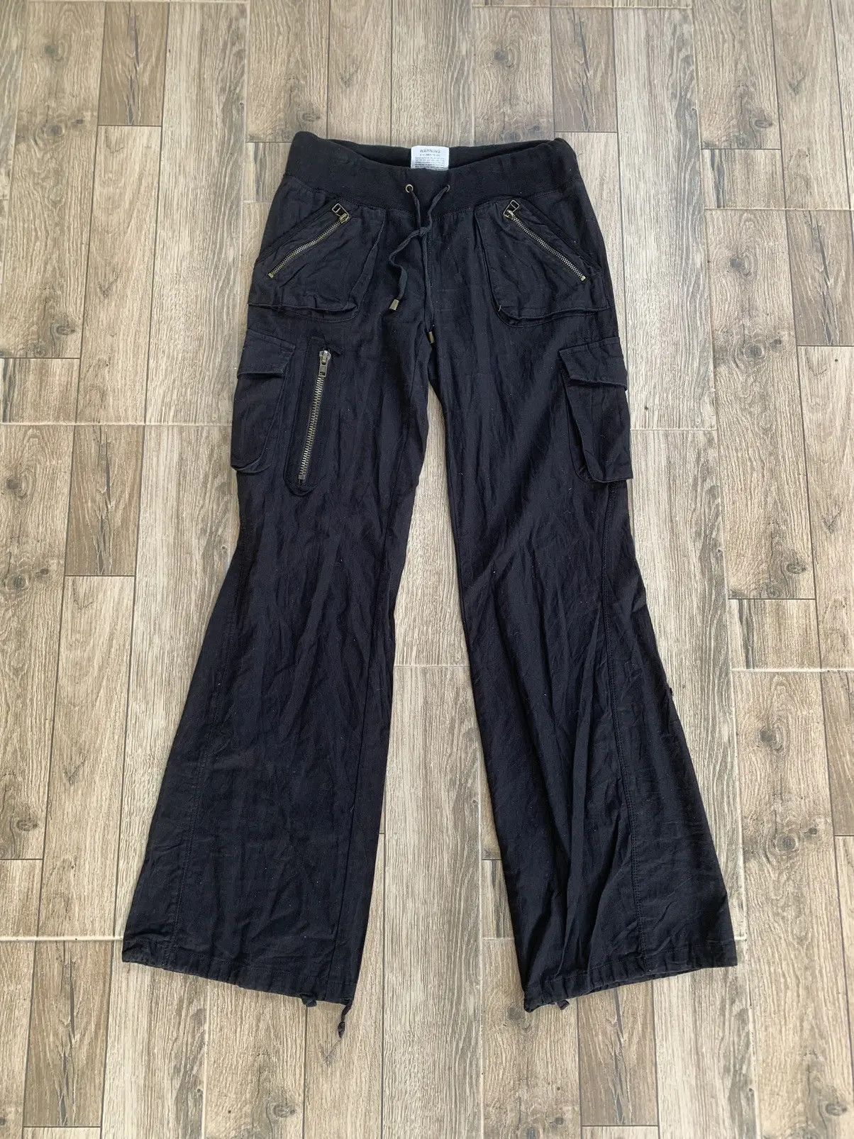 GOA GOA Military Cargo Pants Black Size US 29 - 4 Thumbnail