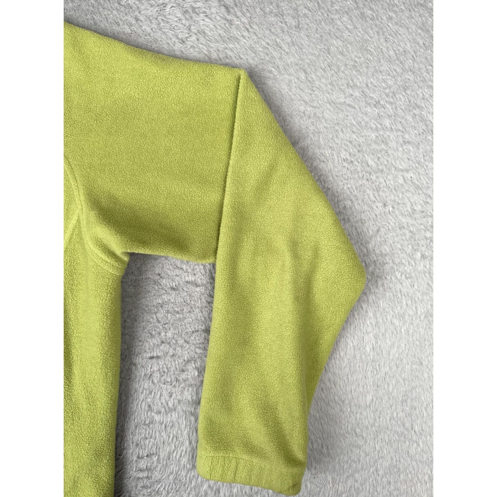 Vintage Columbia Jacket Womens M Green Fleece Full Zip Pockets Outdoor Hiking Warm Size M / US 6-8 / IT 42-44 - 2 Thumbnail
