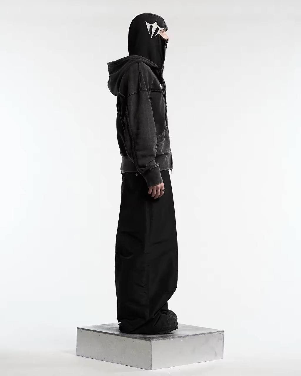 Japanese Brand × Vintage balaclava sweatshirt Size US L / EU 52-54 / 3 - 3 Thumbnail
