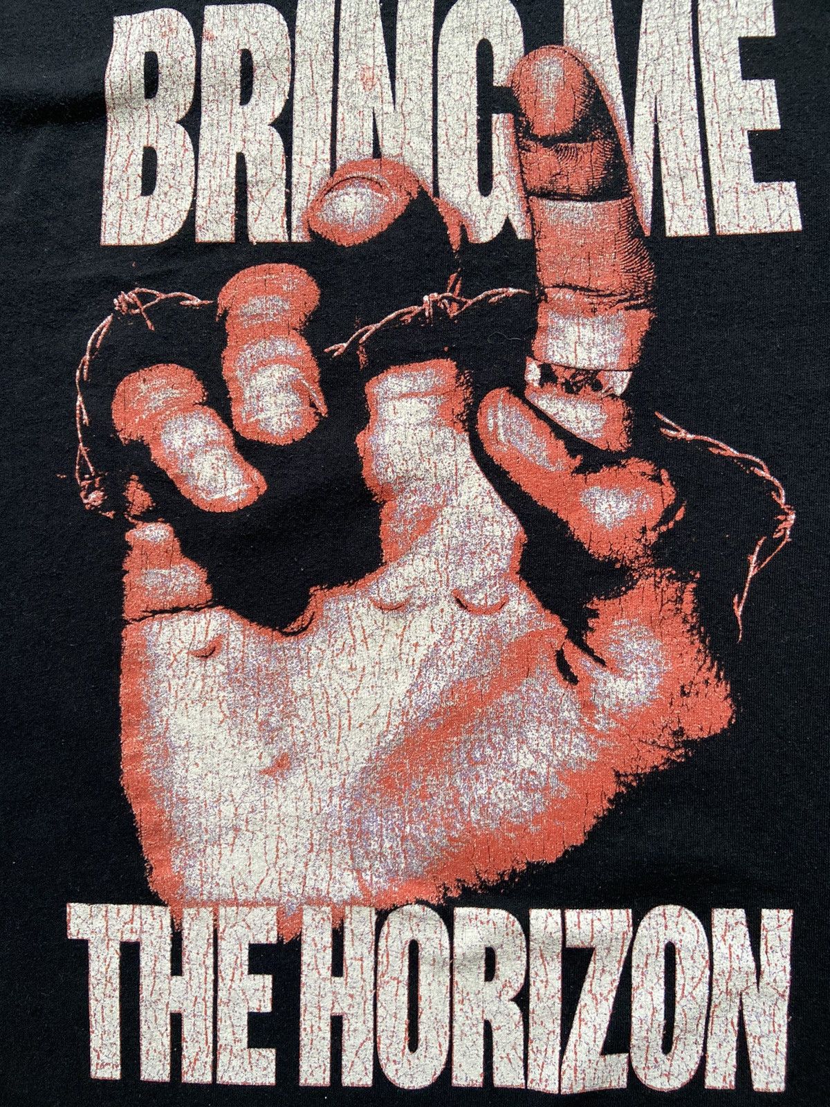Band Tees Rare Vintage Tee Bring Me The Horizon - Why Am I ThisWay? Size US XL / EU 56 / 4 - 3 Thumbnail
