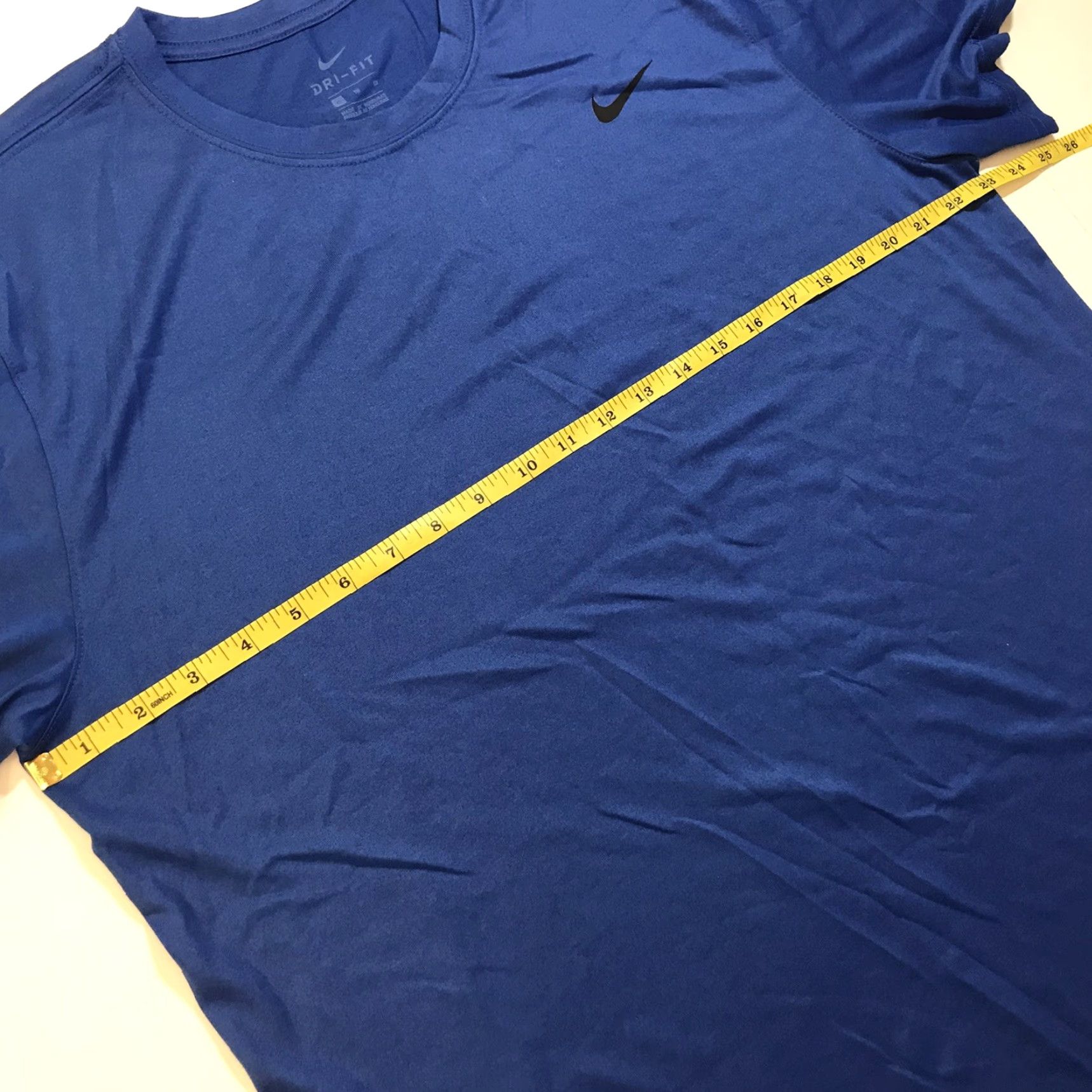 Nike Nike Pro Combat Dri-FIT Shirt Mens XL Blue Running Sports Athletic Swoosh Logo Size US XL / EU 56 / 4 - 5 Thumbnail