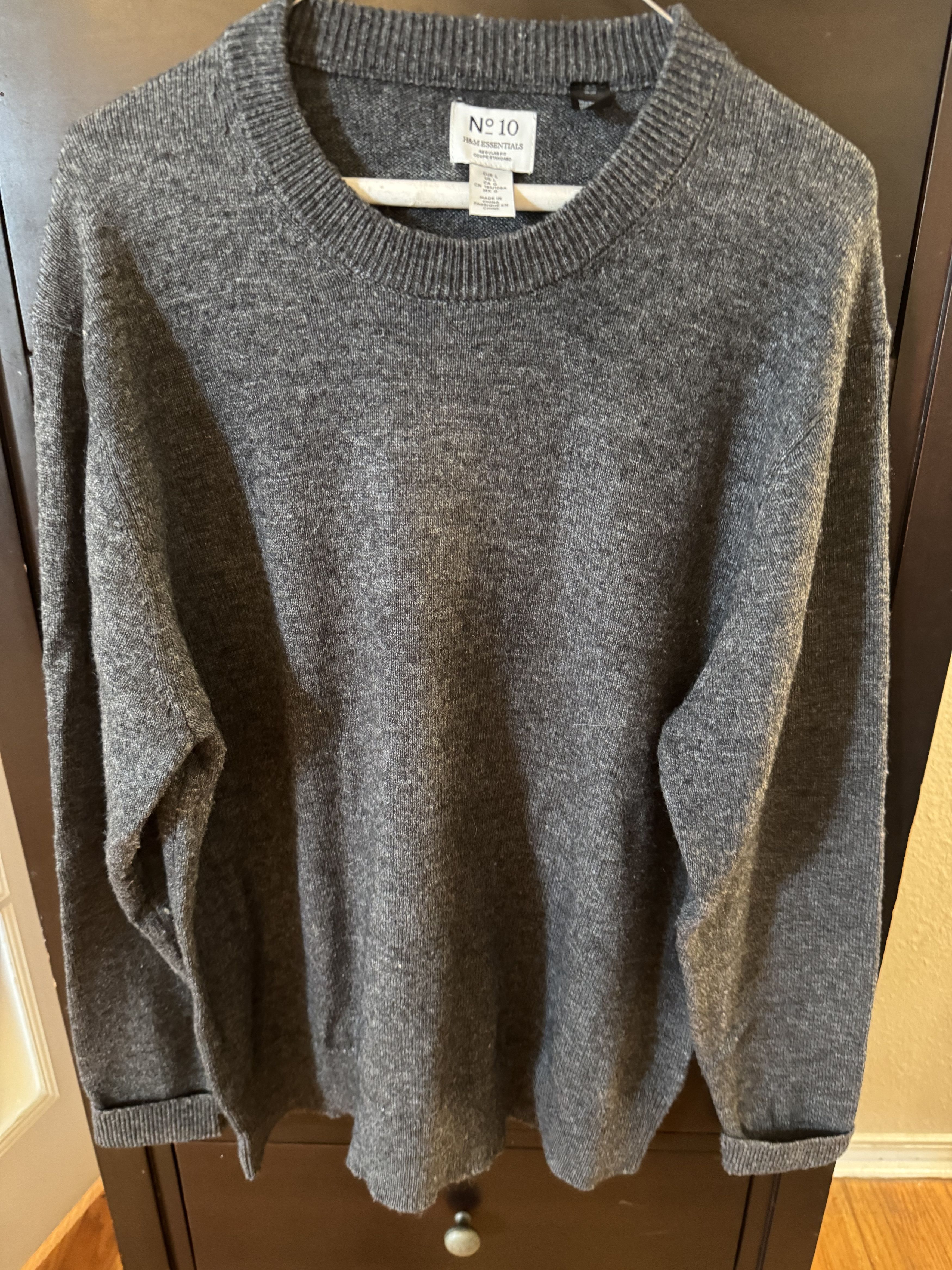 Other Grey Wool Sweater. Size US L / EU 52-54 / 3 - 3 Thumbnail