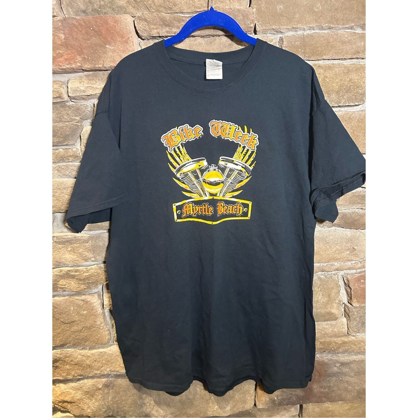 Gildan Y2K Myrtle Beach Bike Week Tshirt Size US XL / EU 56 / 4 - 1 Thumbnail