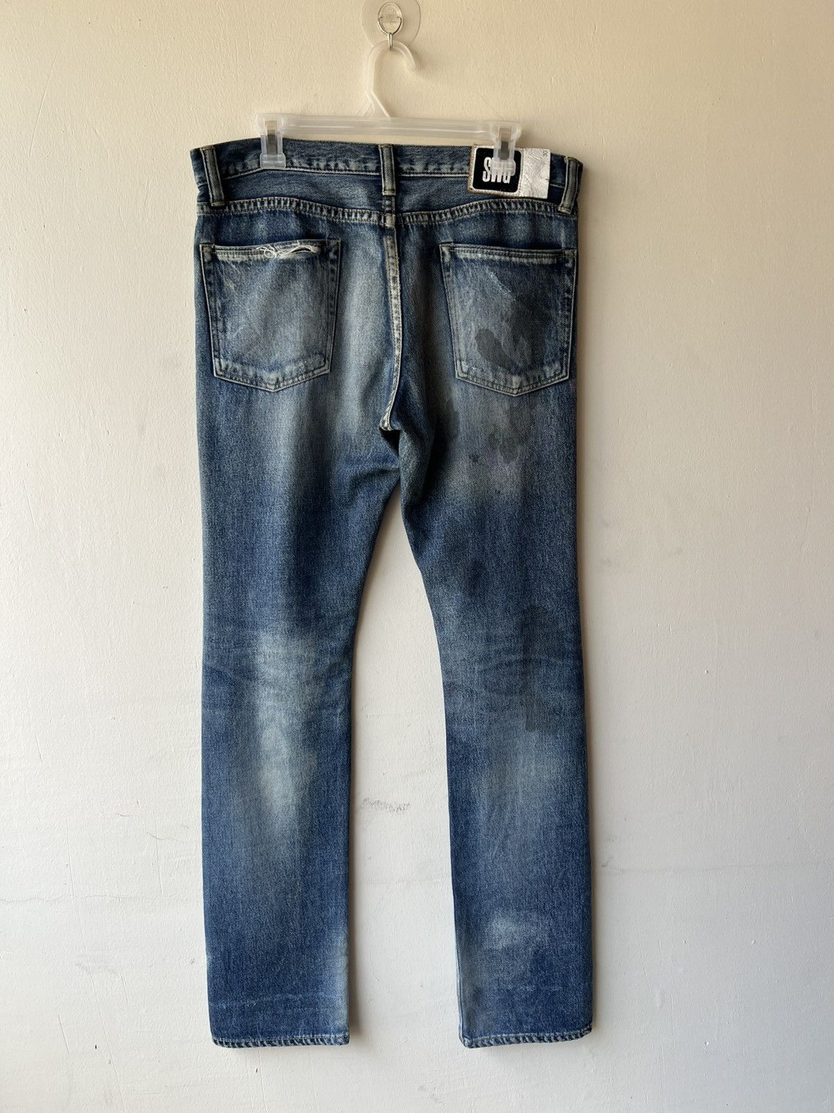 Swagger Swagger Japan Distressed Ripped Denim Jeans Size US 31 - 3 Thumbnail
