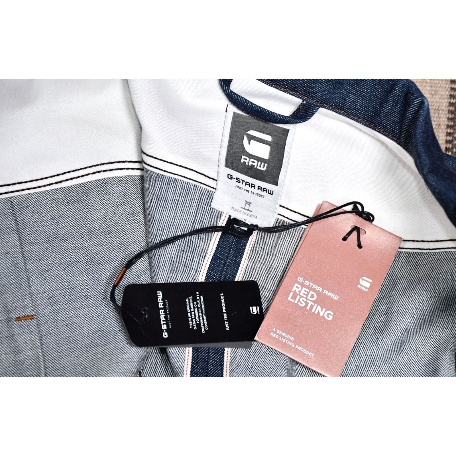 G-Star G-Star Raw Jacket US Lumber Chain 3D Slim Jacket XS Red Denim Coat Mens Size US XS / EU 42 / 0 - 7 Thumbnail