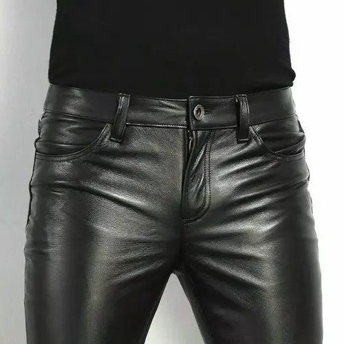 VIBE Faux Leather Skinny Pants Size US 36 / EU 52 - 3 Thumbnail