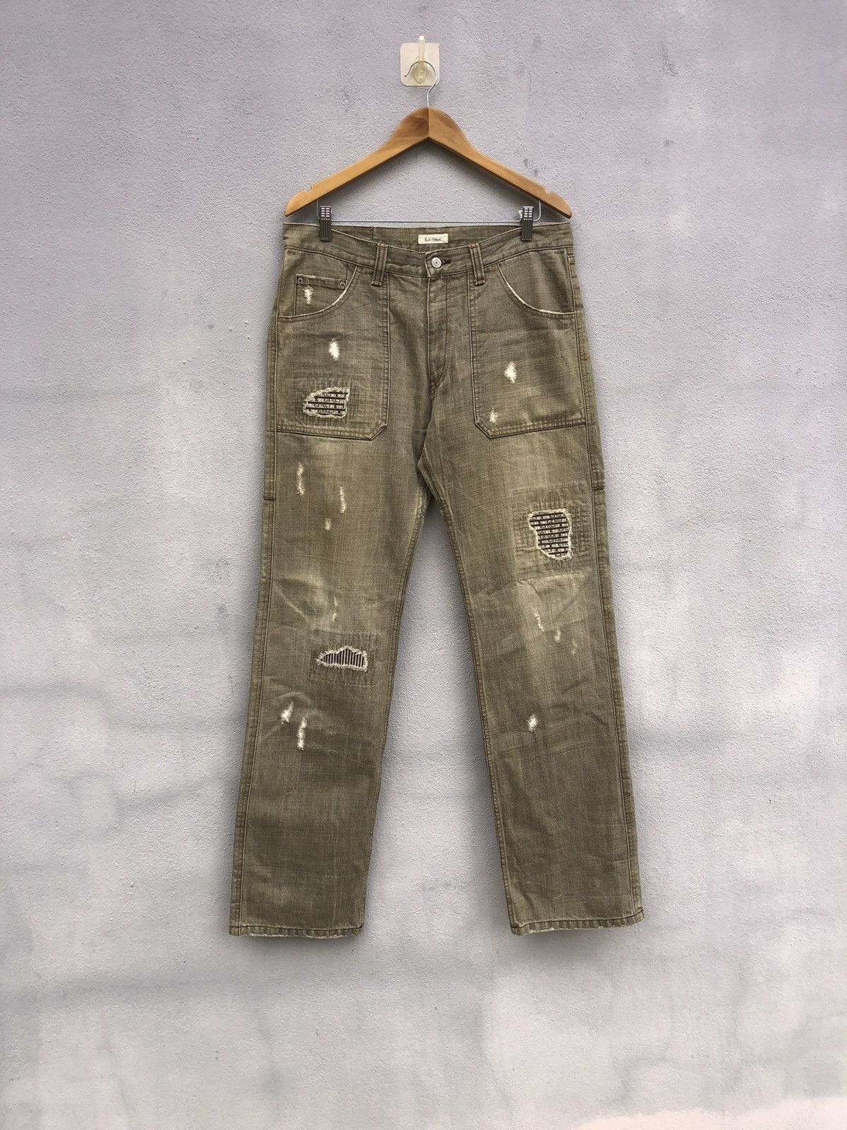 Karl Helmut Karl Helmut Distressed Capenter Jeans Size US 35 - 1 Thumbnail
