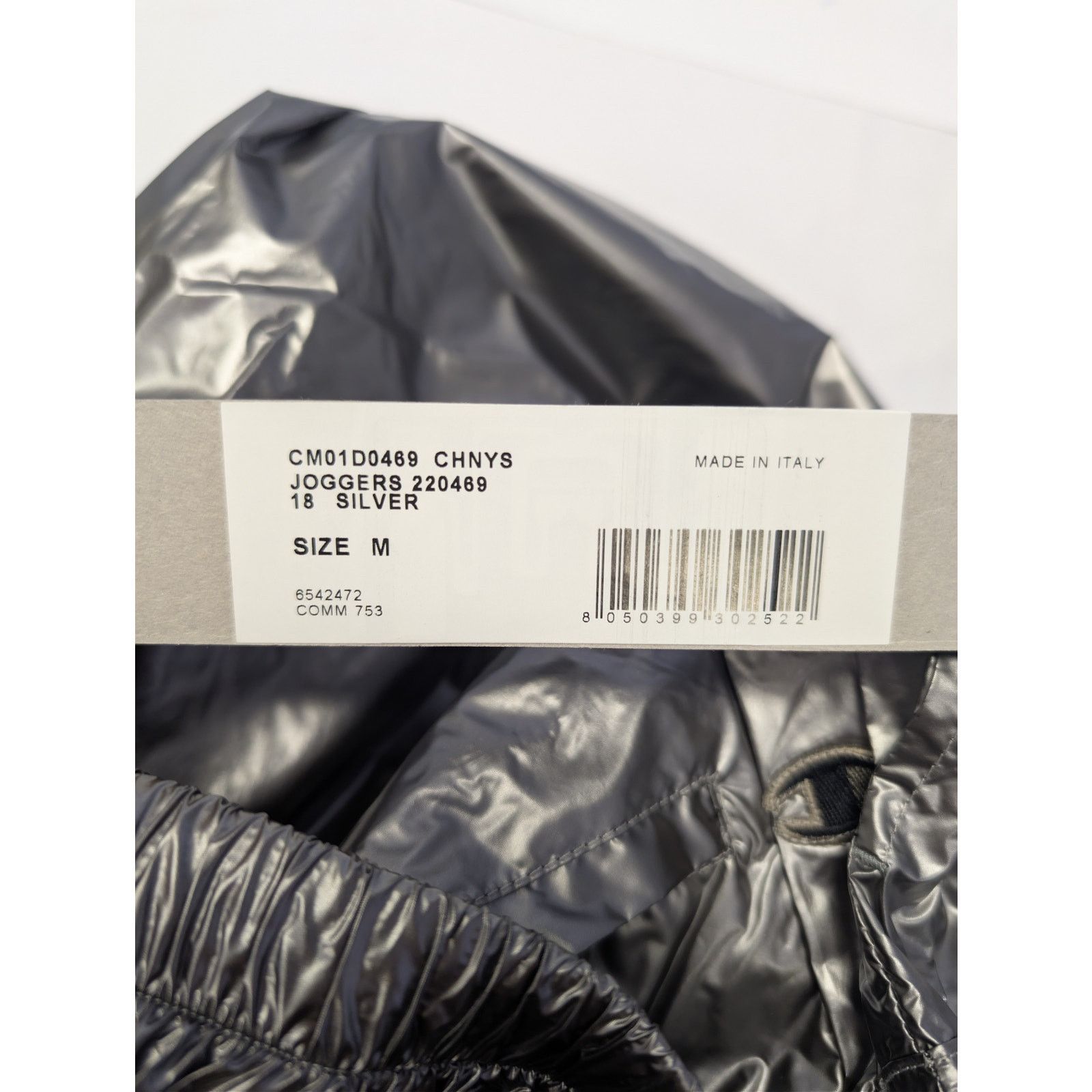 Champion × Rick Owens o1rshd1 Nylon-Coated Polyester Metallic Trousers in Silver Size US 32 / EU 48 - 21 Thumbnail