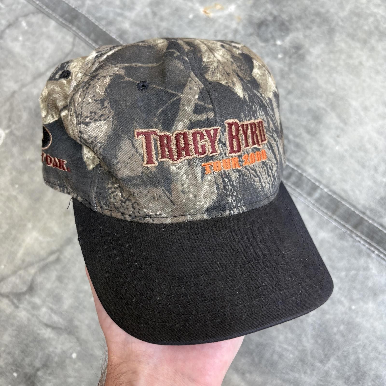 Mossy Oaks Vintage 90s Y2K Tracy Byrd Country Music Mossy Oak Camo Hat Size ONE SIZE - 1 Thumbnail