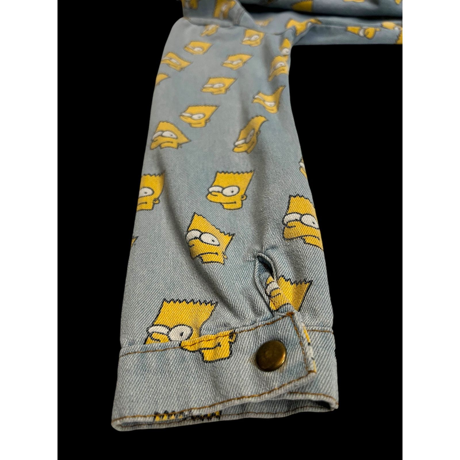 The Simpsons Vintage 90s Bart Simpson Denim Jacket - All Woman’s Jacket Size M / US 6-8 / IT 42-44 - 5 Thumbnail