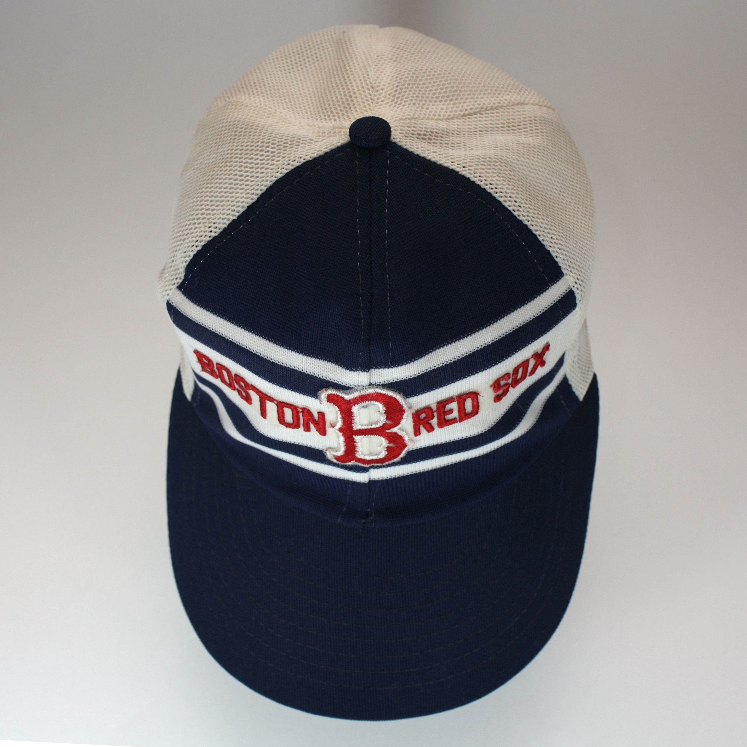 MLB Vintage Boston Red Sox 1980’s Adjustable MLB Mesh Trucker Size ONE SIZE - 3 Thumbnail