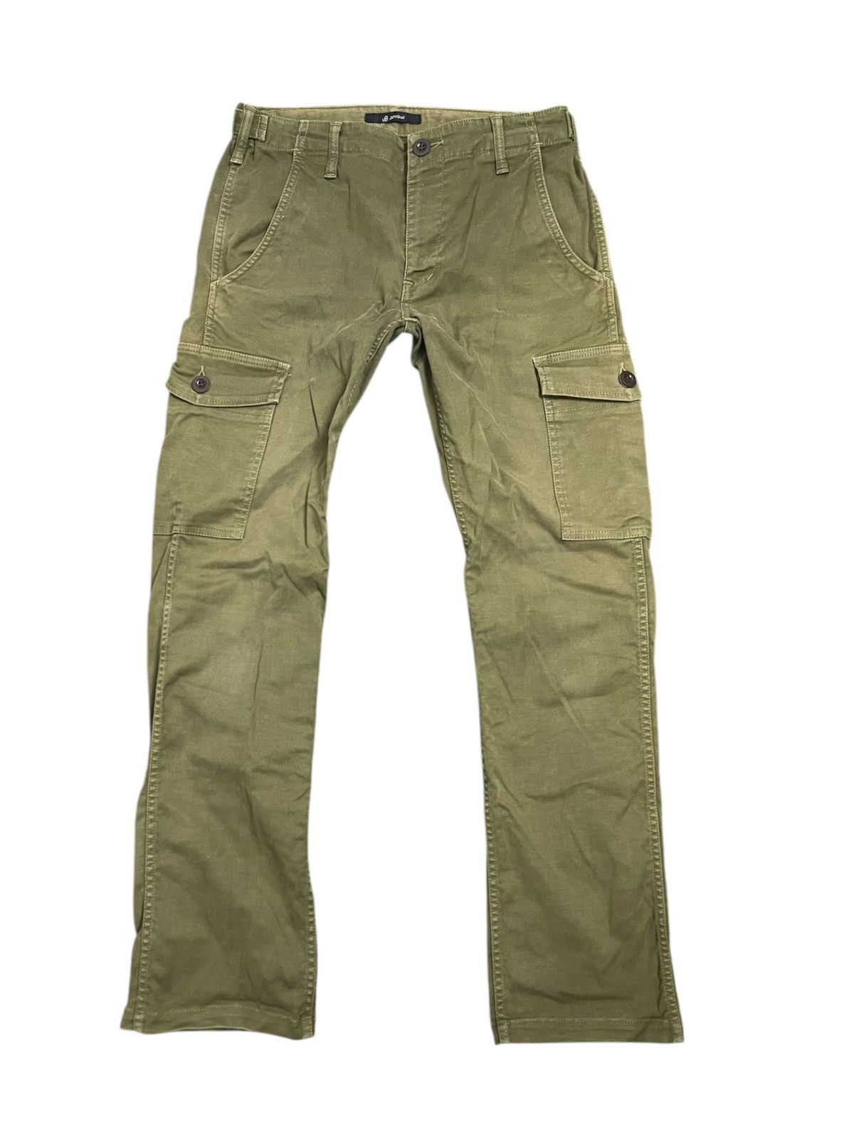 Japanese Brand × Johnbull John Bull Buckle Military Heavy CottonCargo Pants (23) Size US 32 / EU 48 - 1 Thumbnail