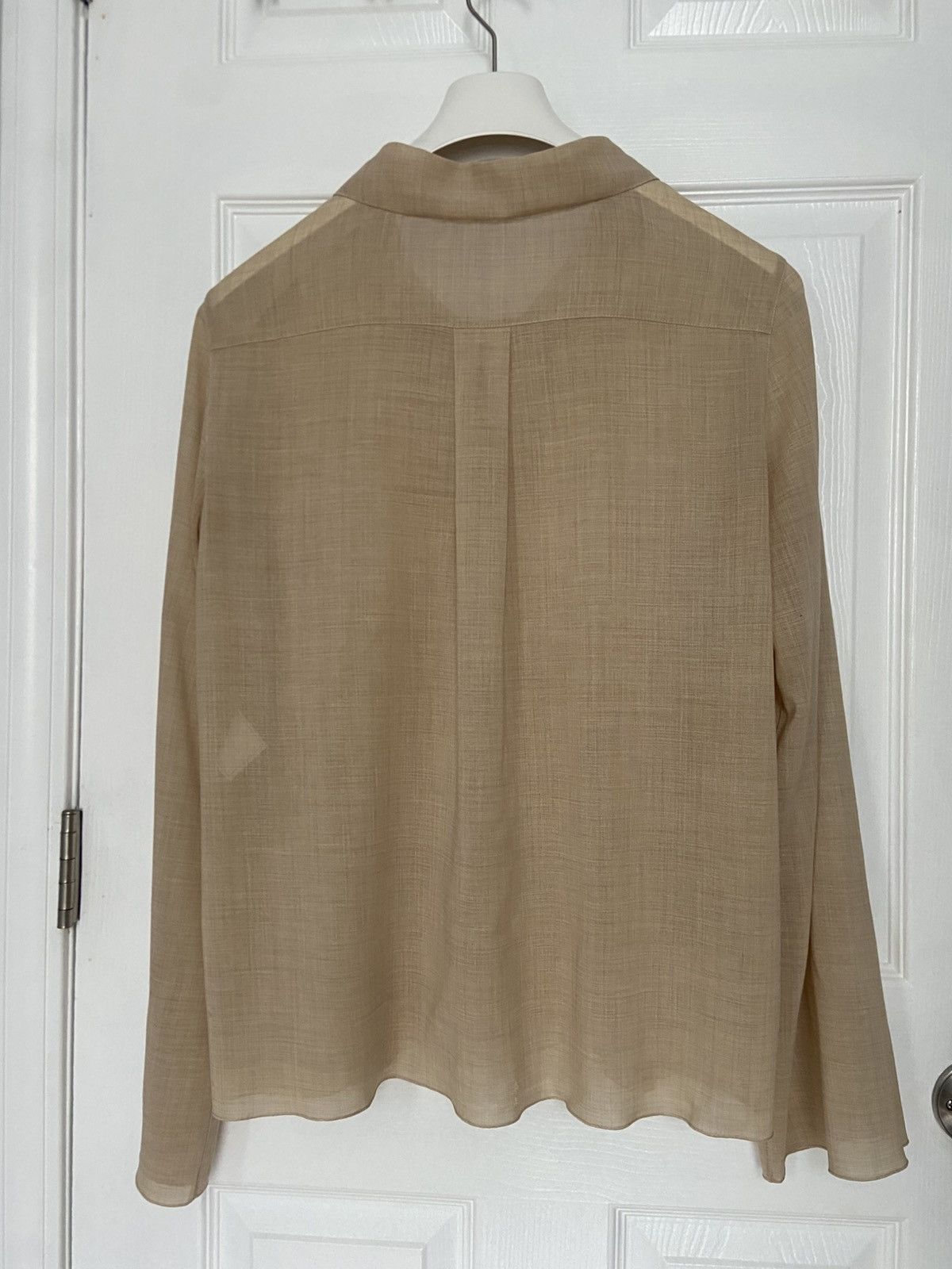 Chanel CHANEL Wool Gauze Blouse, A/W 1999 Size L / US 10 / IT 46 - 2 Thumbnail