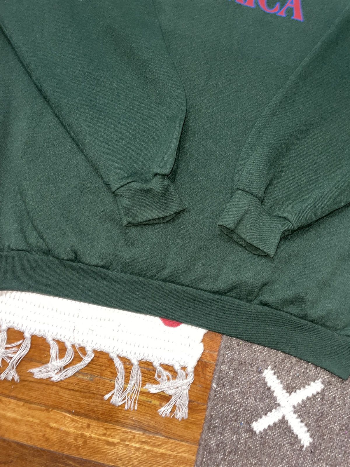 Vintage GOD BLESS AMERICA PULLOVER Size US XXL / EU 58 / 5 - 4 Thumbnail