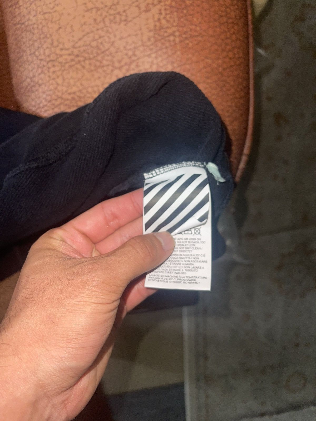 Off-White Off-White Virgil Abloh Black Pullover Hoodie 2013 Size US L / EU 52-54 / 3 - 4 Thumbnail