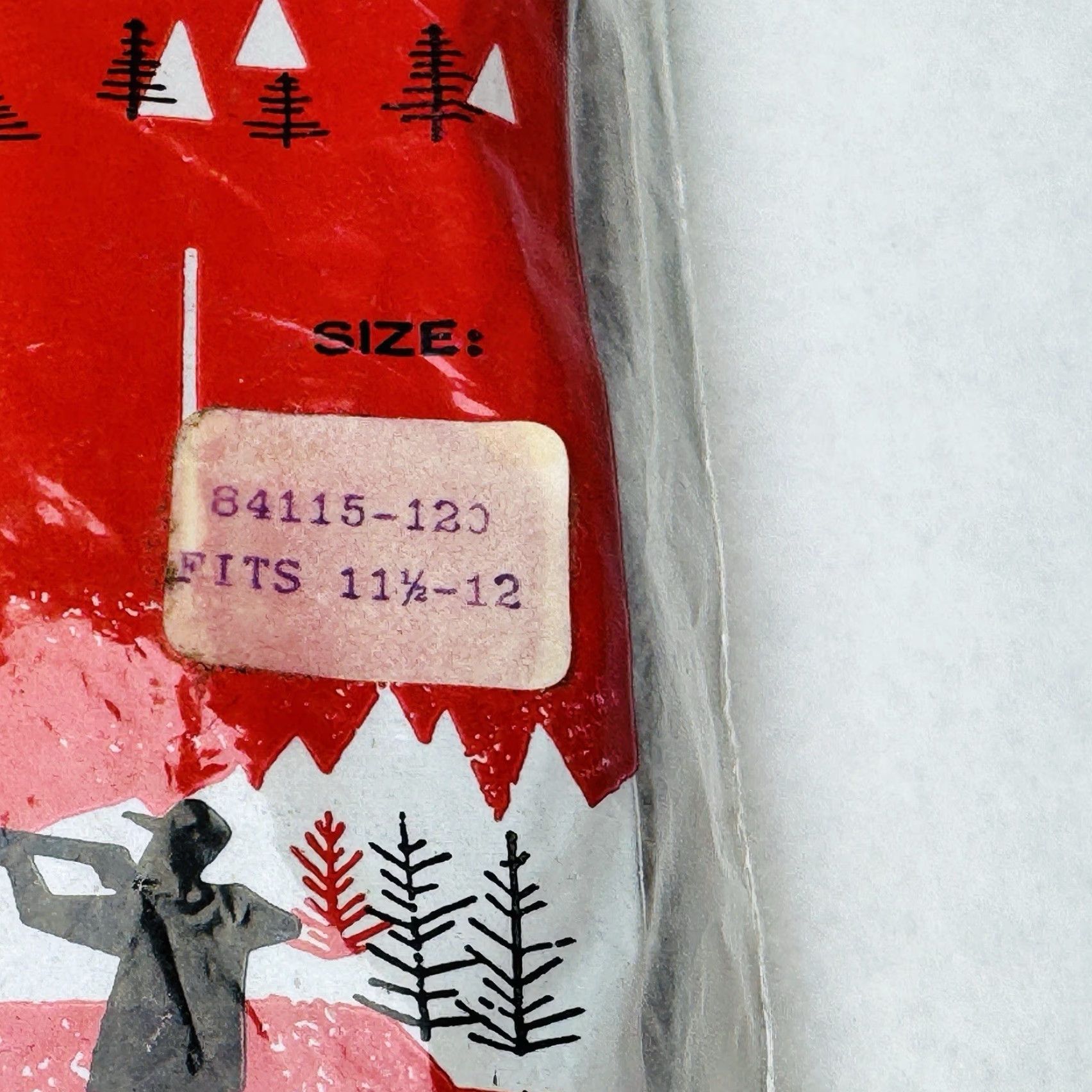 Sears VINTAGE Sears Roebuck NOS Original Label Long Socks Hunting Mens One Size Gray 1970s Cotton Outdoors Bag sz 11.5-12 Size ONE SIZE - 3 Thumbnail