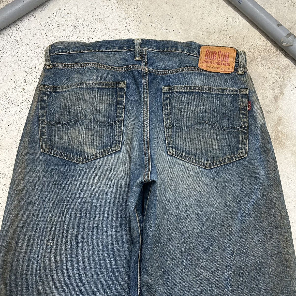GOSTAR DE FUGA 80s Baggy Bobson Mudwash Selvedge Denim Size US 34 / EU 50 - 13 Thumbnail