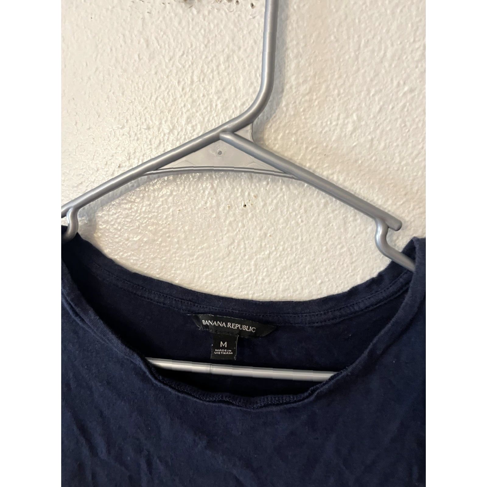 Banana Republic Banana Republic Shirt Womens Peplum T-Shirt Crew Neck Short Sleeve Navy Blue M Size M / US 6-8 / IT 42-44 - 2 Thumbnail