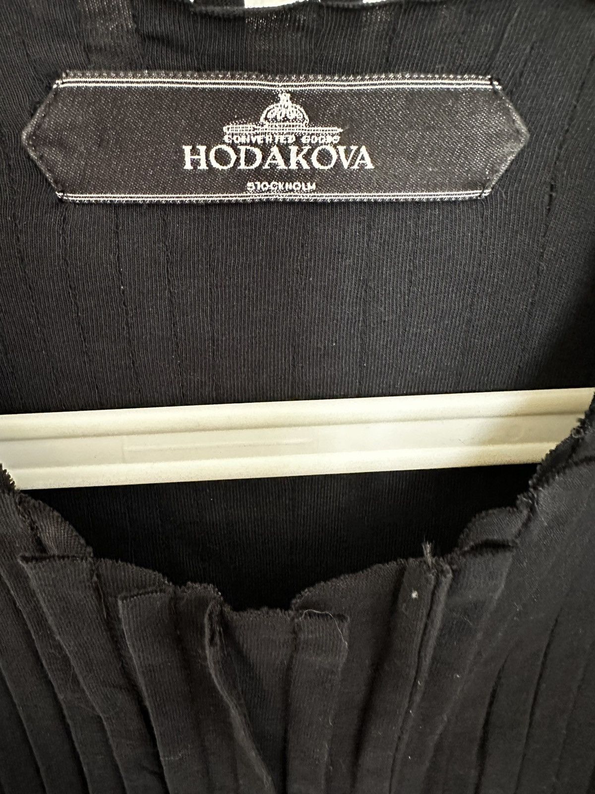 Hodakova HODAKOVA pleated tank top navy Size US L / EU 52-54 / 3 - 6 Thumbnail