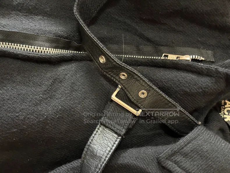 Comme des Garcons Comme Des Garcons Wool biker jacket, Black classic model, Size XS / US 0-2 / IT 36-38 - 4 Thumbnail