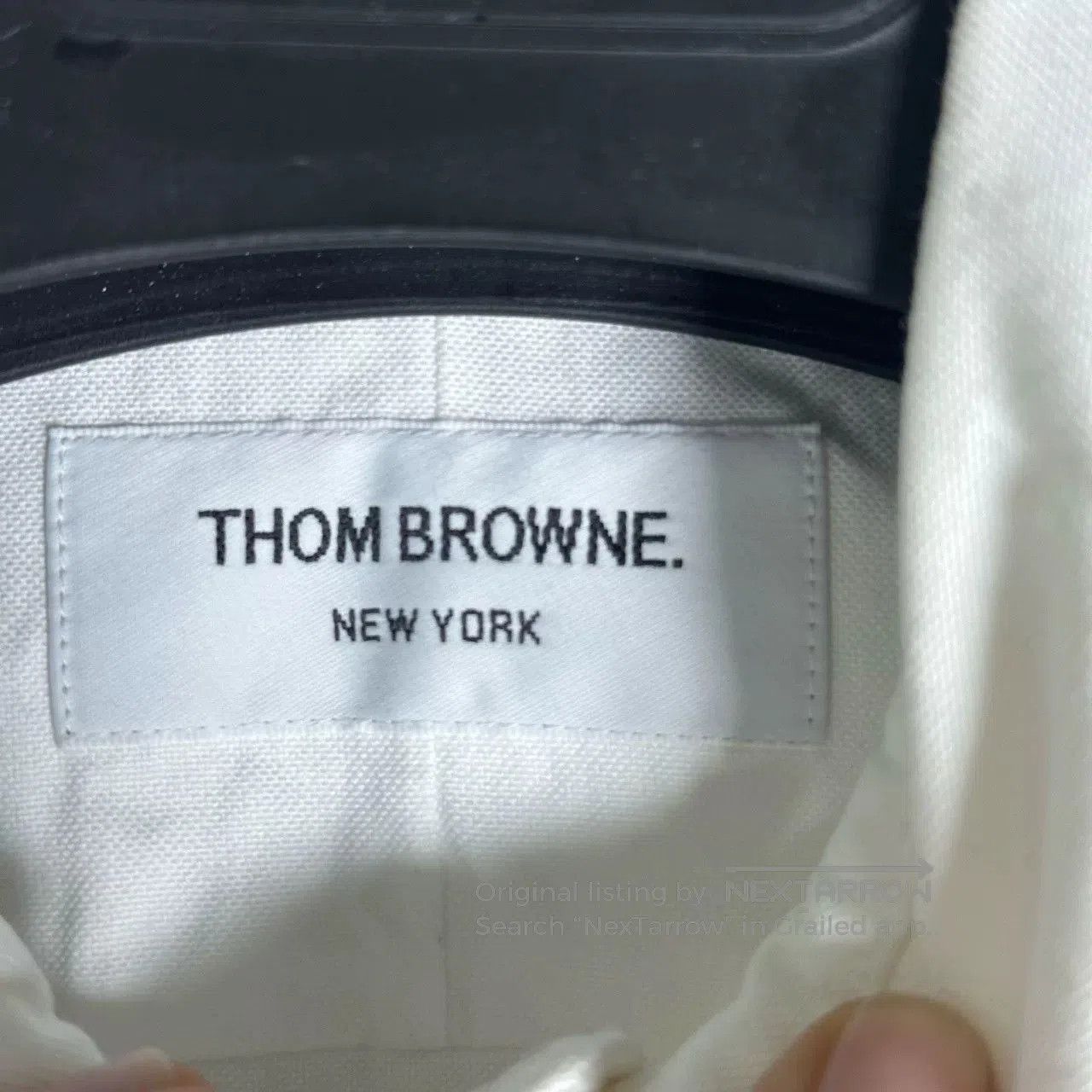 Thom Browne Thom Browne White Stripe Shirt. Size US S / EU 44-46 / 1 - 5 Thumbnail
