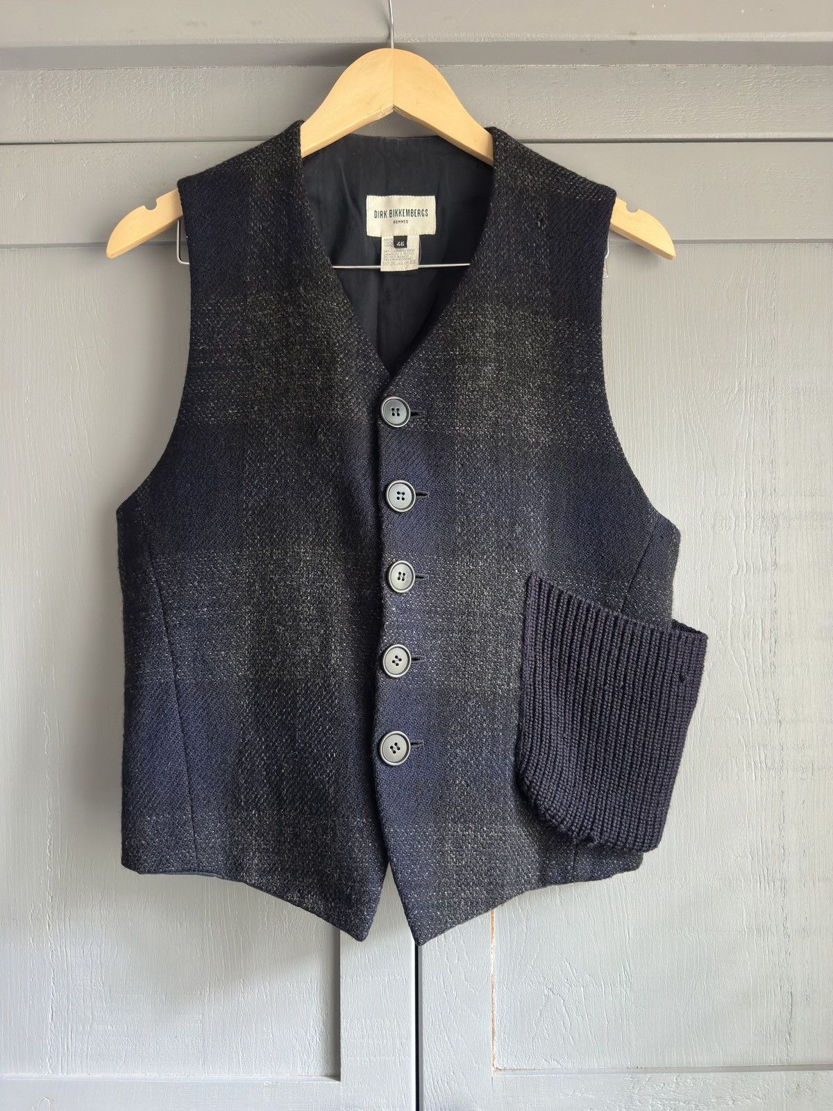 Dirk Bikkembergs Dirk Bikkembergs Hommes Waistcoat Size 46R - 1 Thumbnail