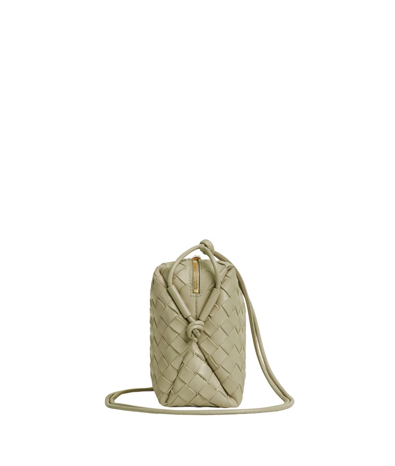 Bottega Veneta BV Small Loop Travertine Leather Camera Bag New Size ONE SIZE - 3 Thumbnail