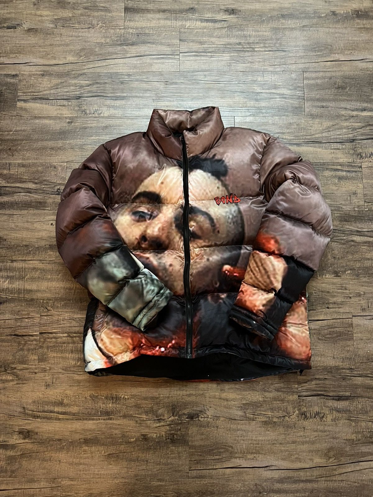 racer worldwide Sheepskin Jacket XL y2k Faux Leather Racer Jacket