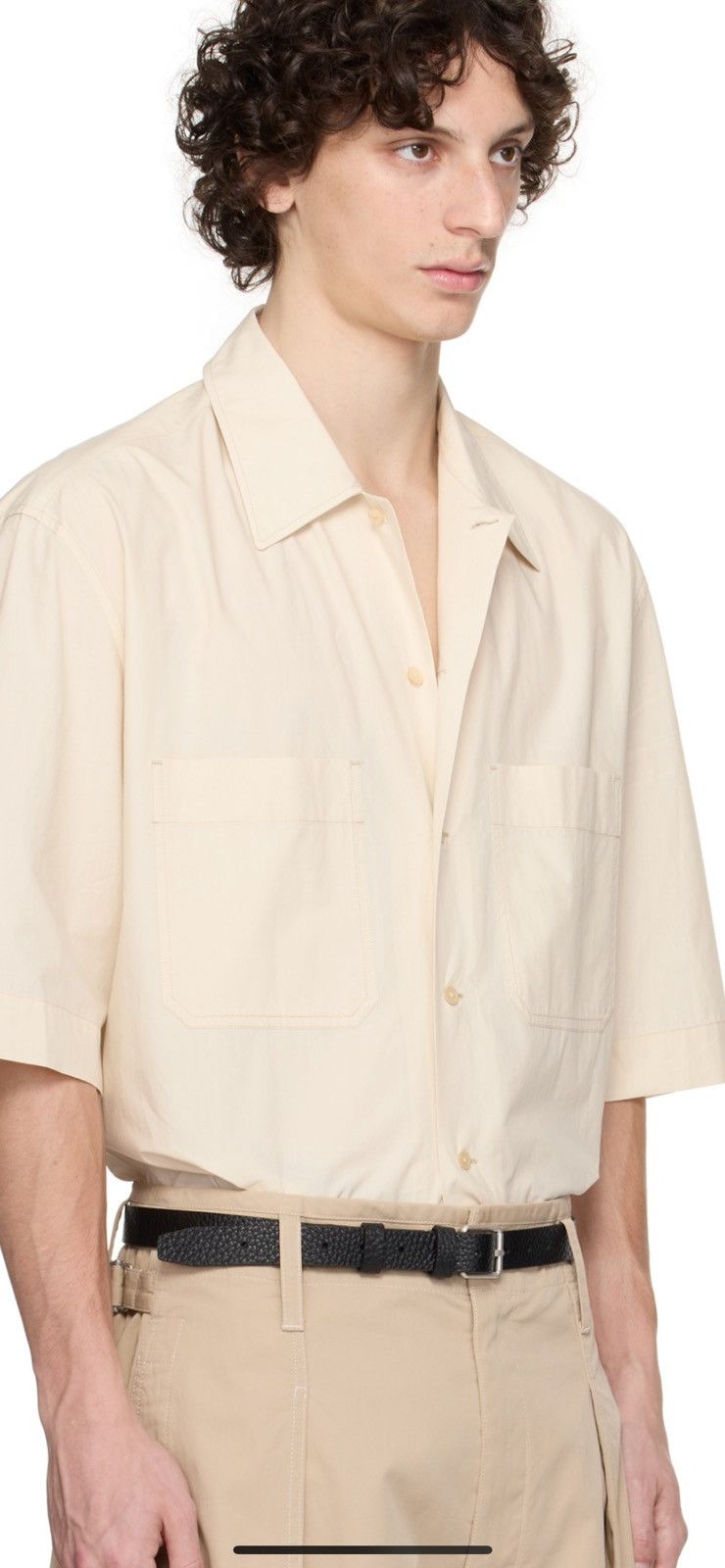 Lemaire Lemaire mens oversized short sleeve shirt. 52/42. $700 Size US L / EU 52-54 / 3 - 1 Thumbnail