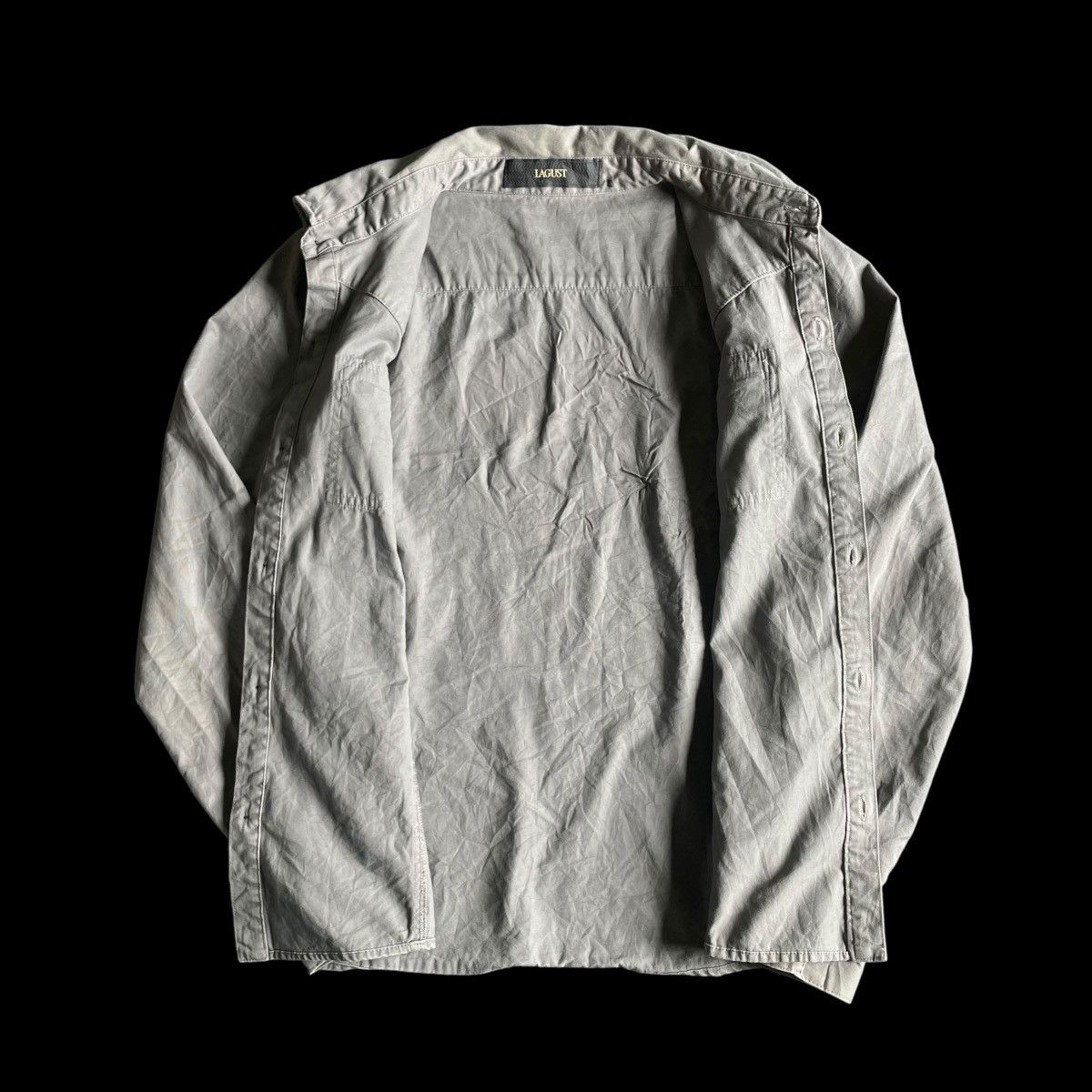 Hysteric Glamour 🇯🇵 LAGUST SKULL ADDICT TO ROCK PUNK BUTTON UP WORKSHIRT Size US M / EU 48-50 / 2 - 3 Thumbnail