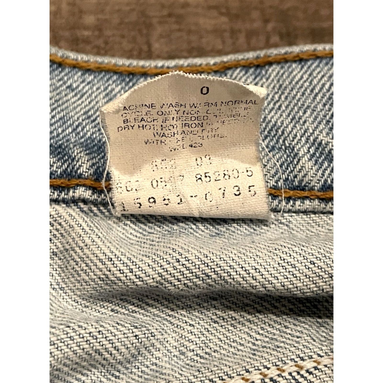 Levi's Levi'S Womens 15951 Jeans Size 10 Relaxed Fit Tapered Leg Orange Tab 28x29 (F521) - 90s Style Size 32" / US 10 / IT 46 - 6 Thumbnail