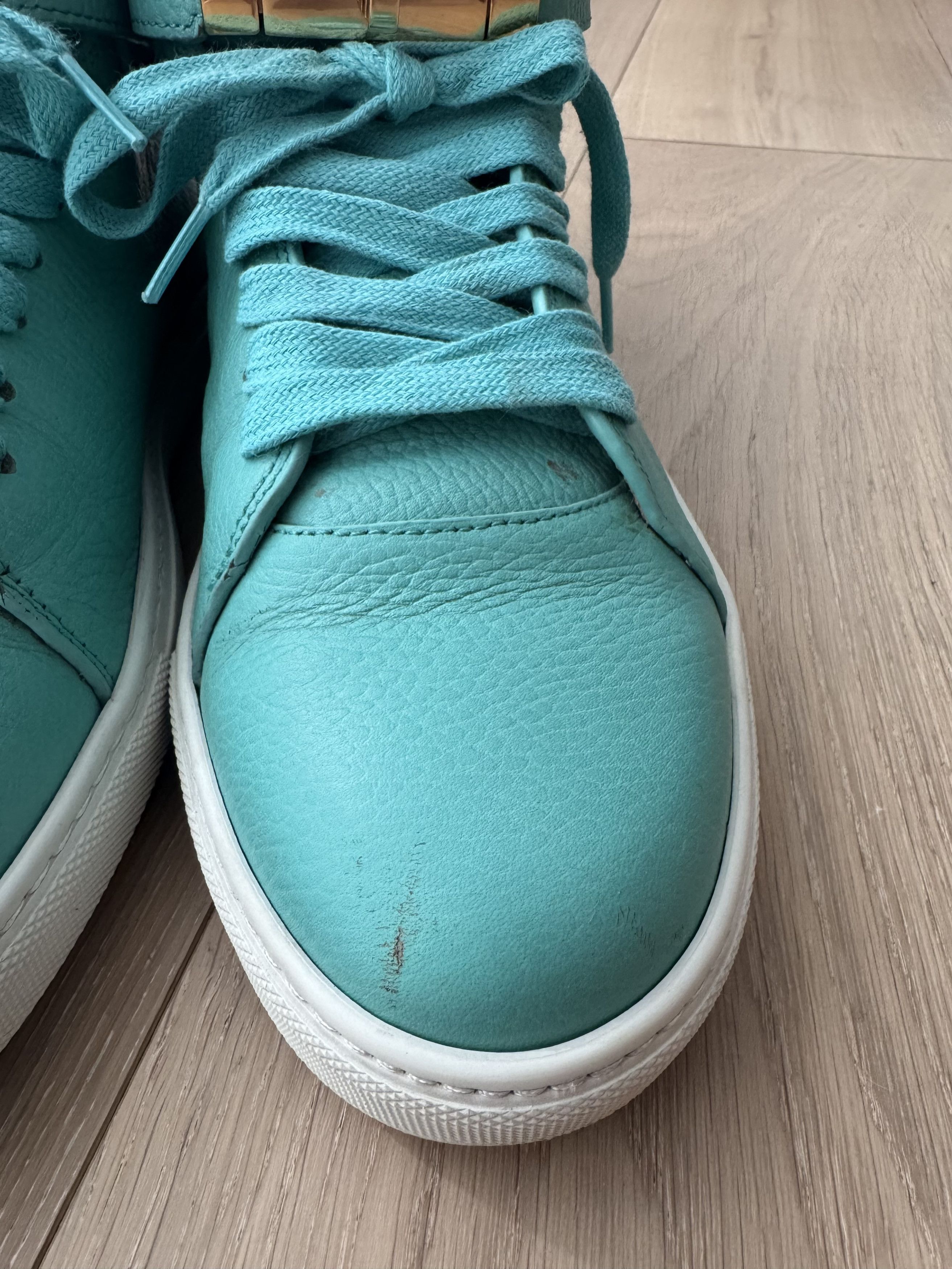 Buscemi Aqua Marina 100mm High Stop Sneakers Size 44/US 11