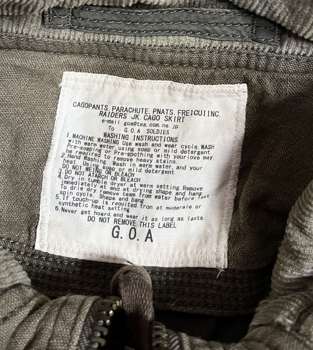 Japanese Brand TAX FREE 🇺🇸 G.O.A bono packable hooded military jacket Size US S / EU 44-46 / 1 - 3 Thumbnail