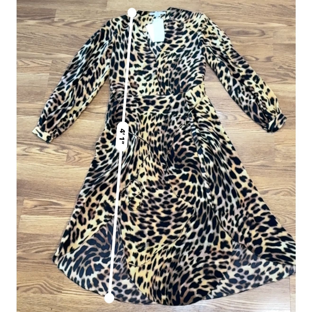 Stella McCartney Stella McCartney leopard-print long midi silk dress 38 / XS Size XS / US 0-2 / IT 36-38 - 6 Thumbnail