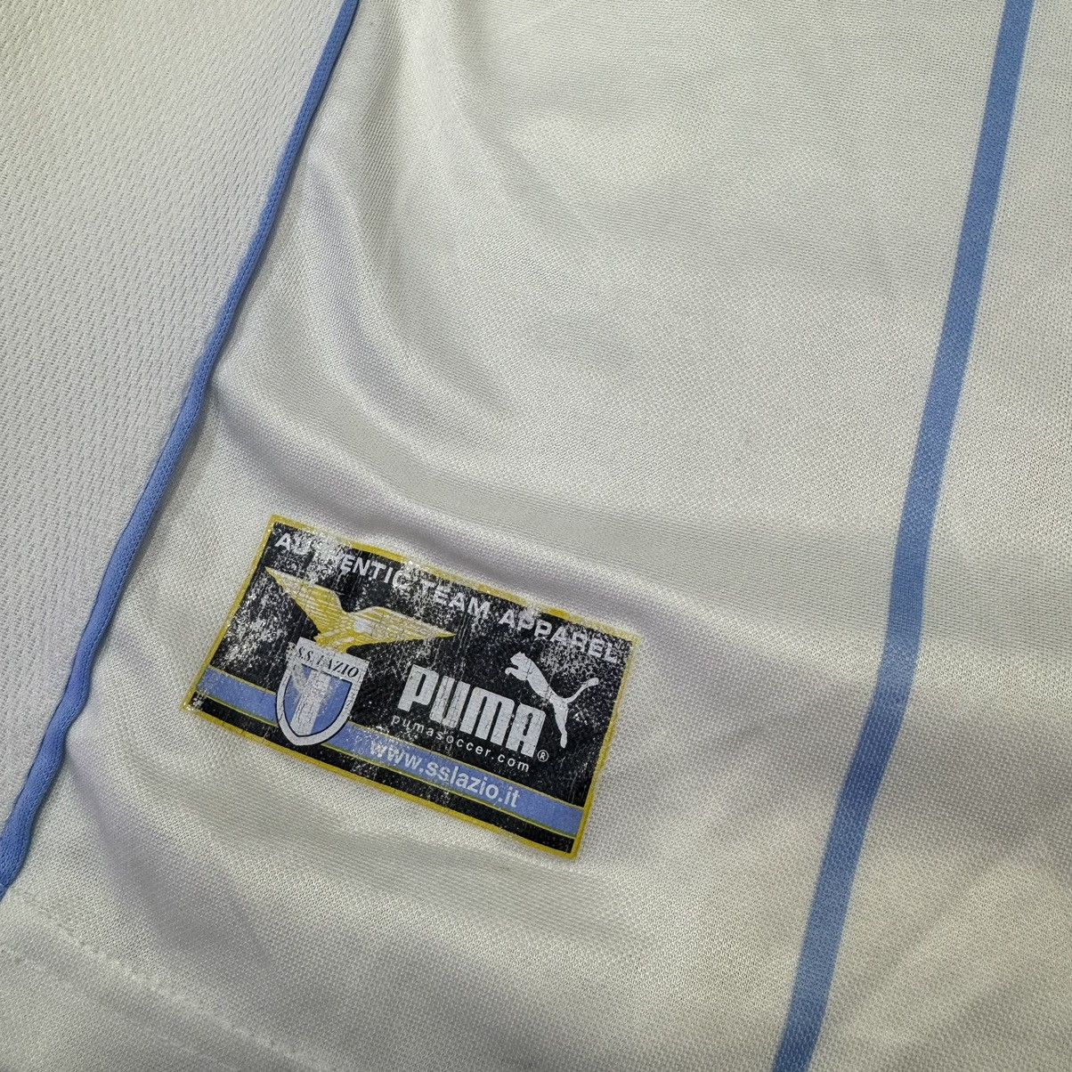 Puma Lazio 01/02 European shirt #10 Crespo Size US L / EU 52-54 / 3 - 8 Thumbnail