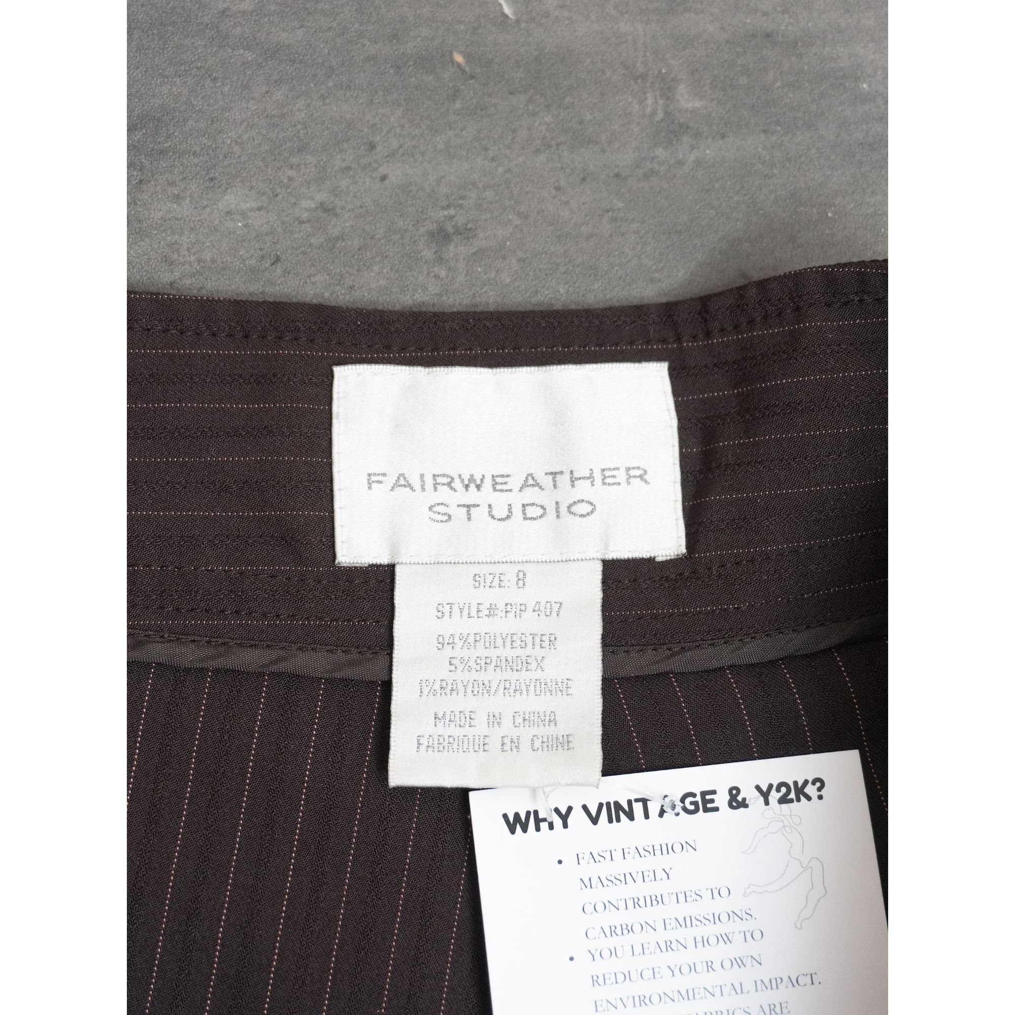 Other Y2k Fairweather Brown Stripes Pants Size 32" / US 10 / IT 46 - 4 Thumbnail