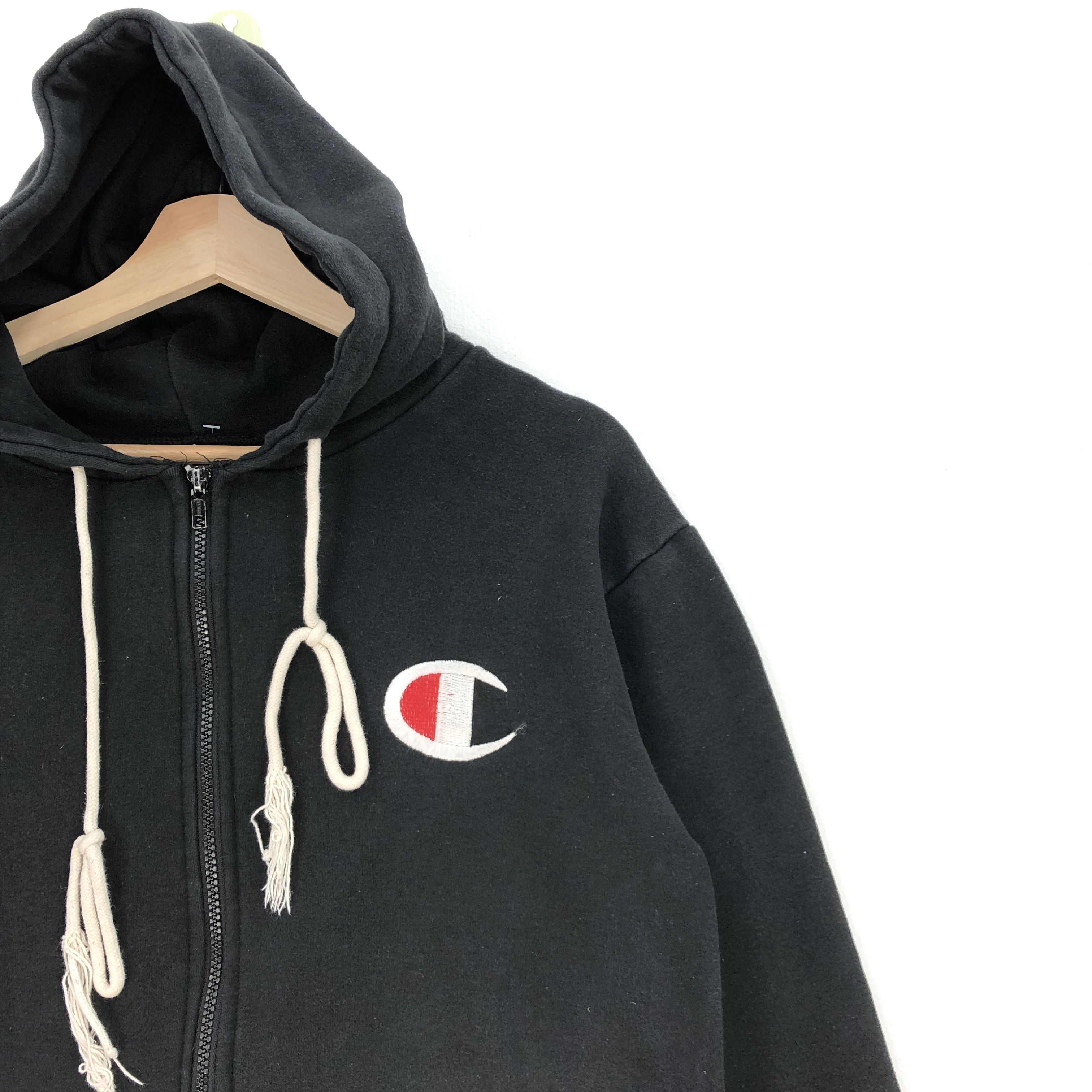 Champion × Vintage Vintage Champion Sweater Hoodie Champion Hooded Sweater Size US L / EU 52-54 / 3 - 5 Thumbnail