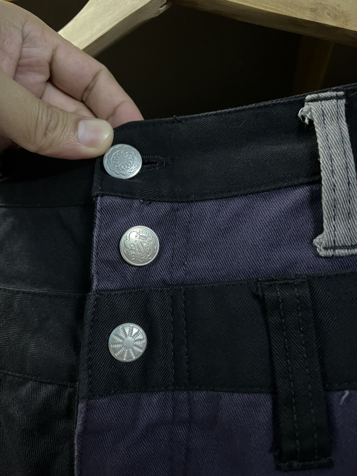 If Six Was Nine × Japanese Brand × Seditionaries MANYDOPE DOUBLE WAIST PUNK PANTS Size US 31 - 4 Thumbnail