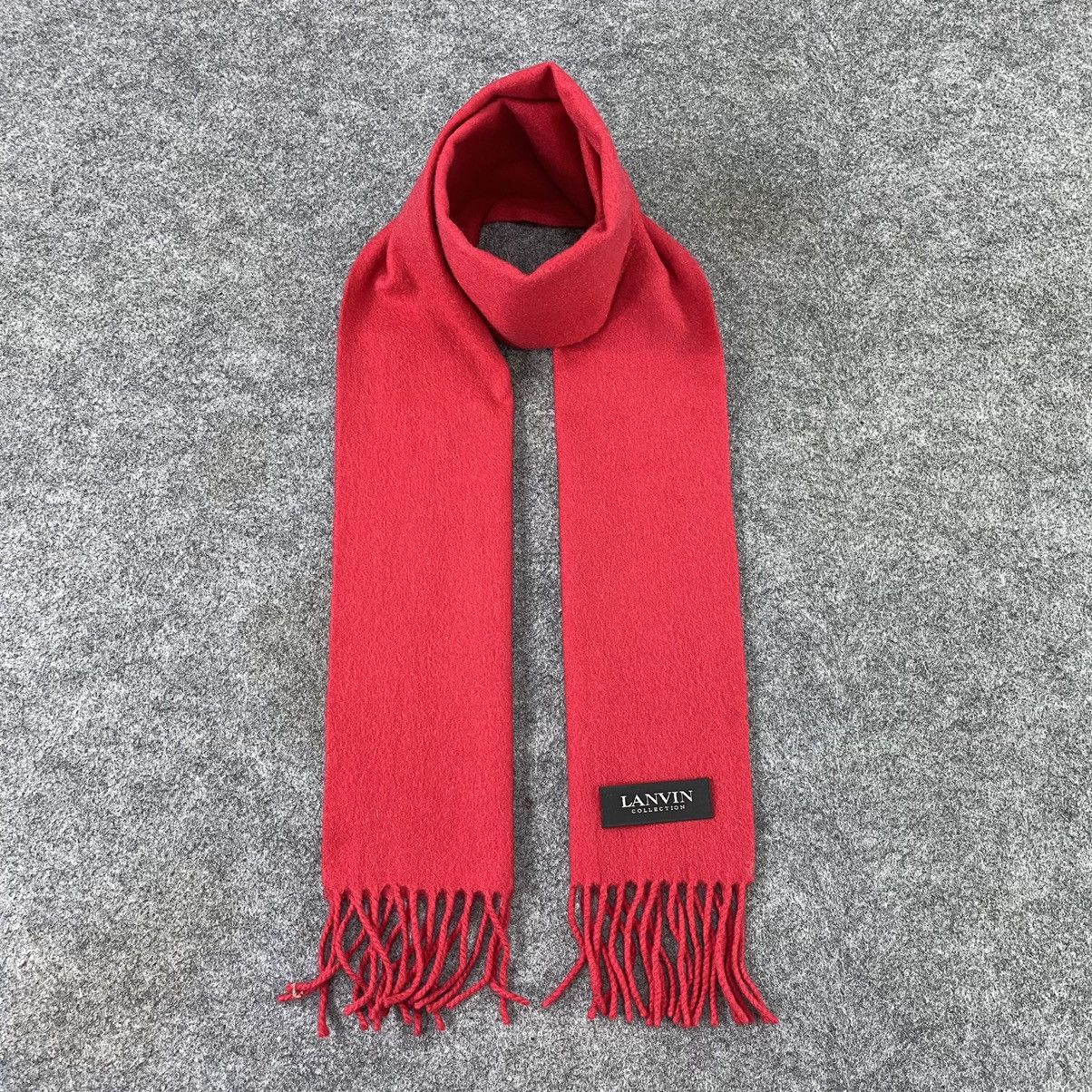 Lanvin Red Scarf / Muffler / Neckwear - T1213