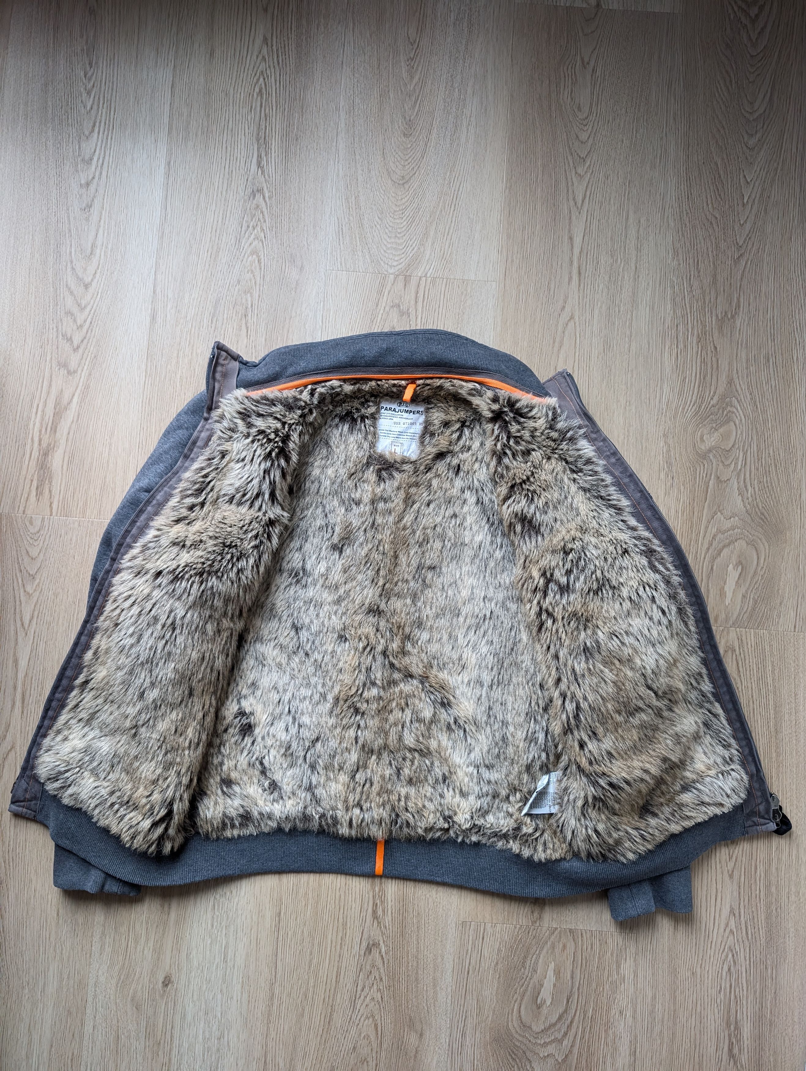 Parajumpers Parajampers Rare Fur Lining PJS Heavy Bomber Jacket Mens Size US L / EU 52-54 / 3 - 11 Thumbnail