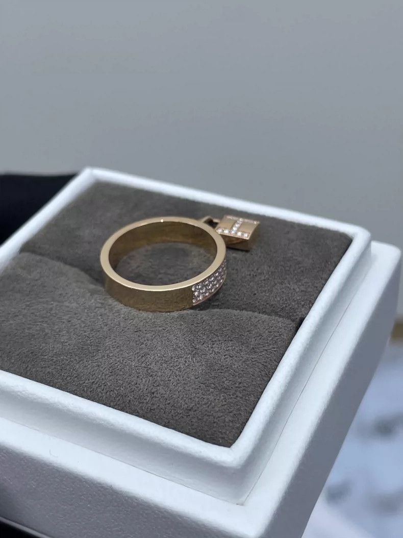 Hermes Hermes Clochette Series Diamond Ring Size 54-2506 Size ONE SIZE - 5 Thumbnail