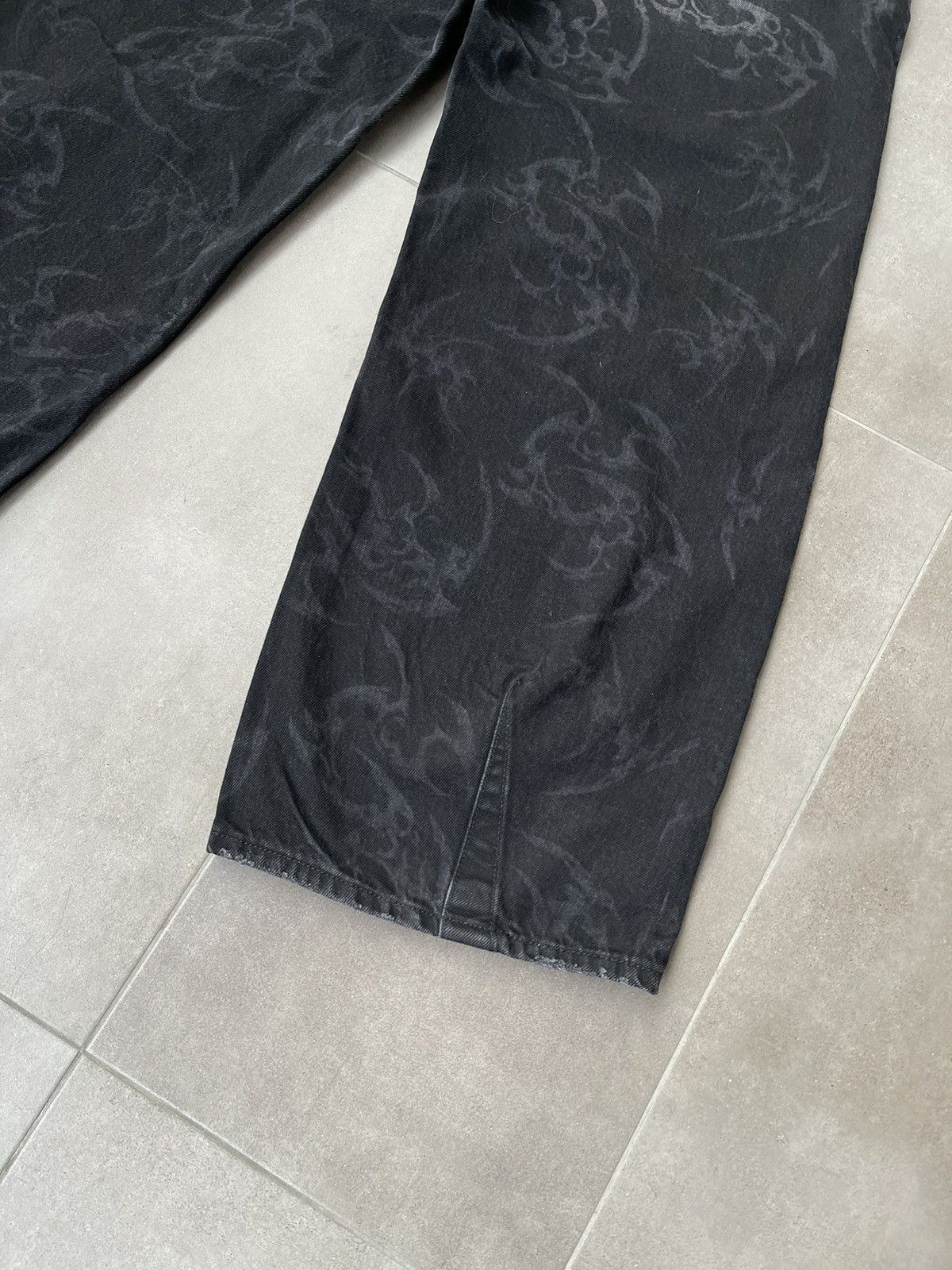 Han Kjobenhavn !DS! FW22 Han Kjobenhavn Tribal Baggy Distressed Denim Pants Size US 32 / EU 48 - 17 Thumbnail