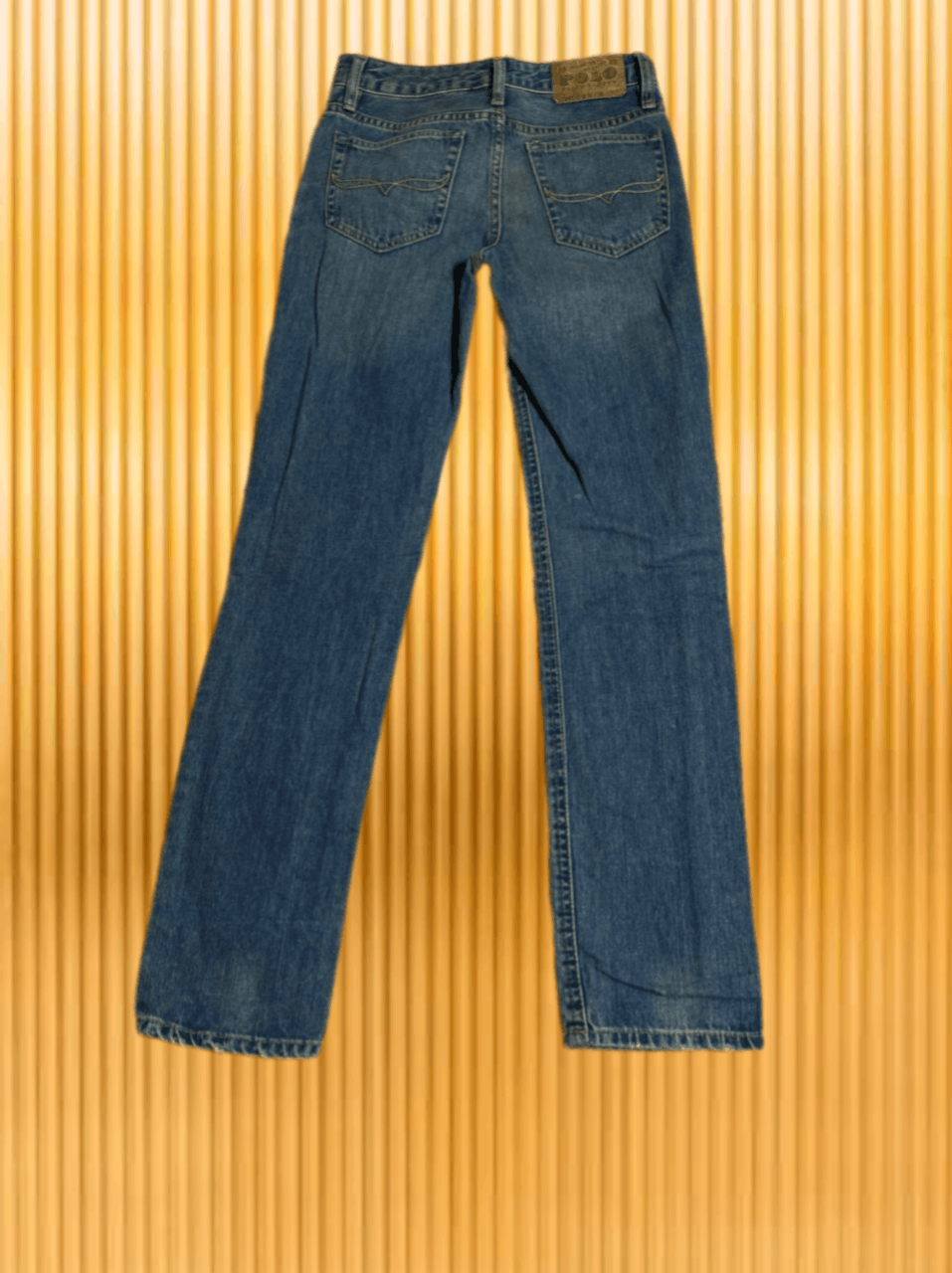 Polo Ralph Lauren × RRL Ralph Lauren × Vintage Crazy Vintage 90s Polo Ralph Lauren Faded Baggy Jeans Size US 27 - 1 Thumbnail