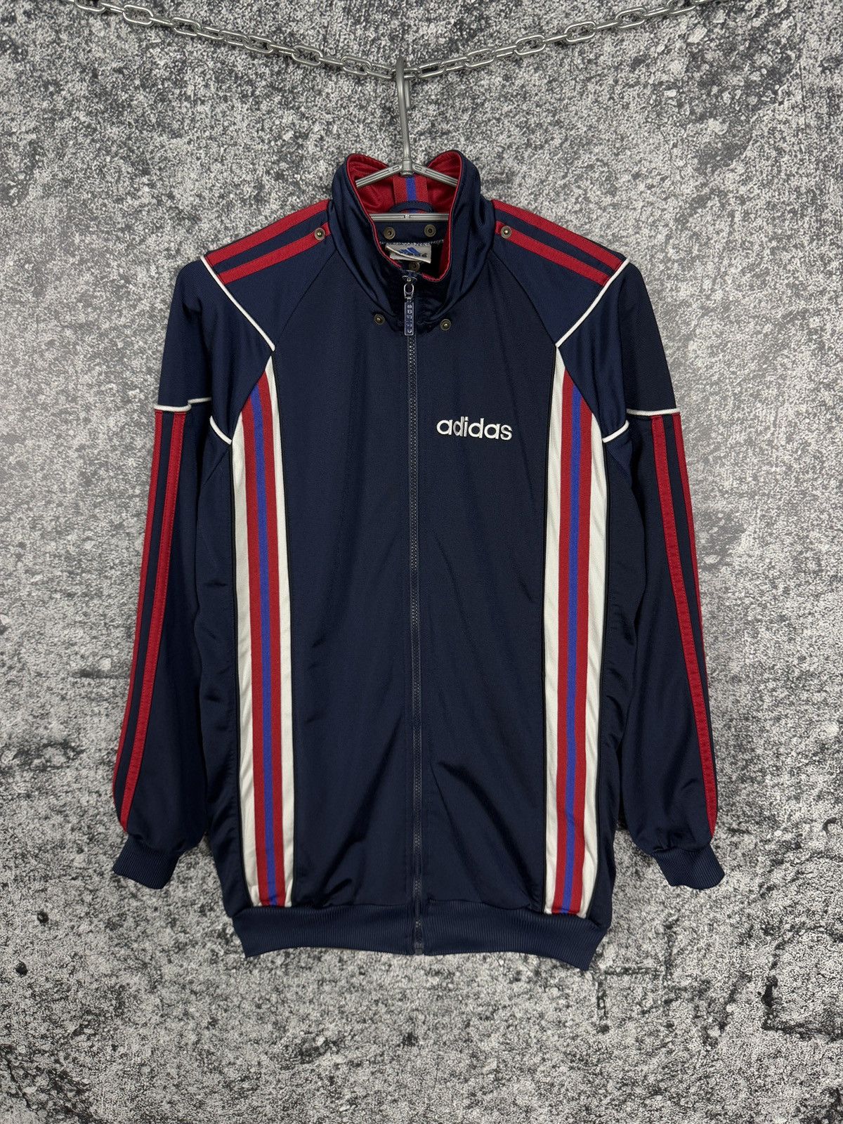 Adidas Adidas Vintage 90s Track Zip Up Jacket Trefoil Logo Size S Size US S / EU 44-46 / 1 - 2 Thumbnail