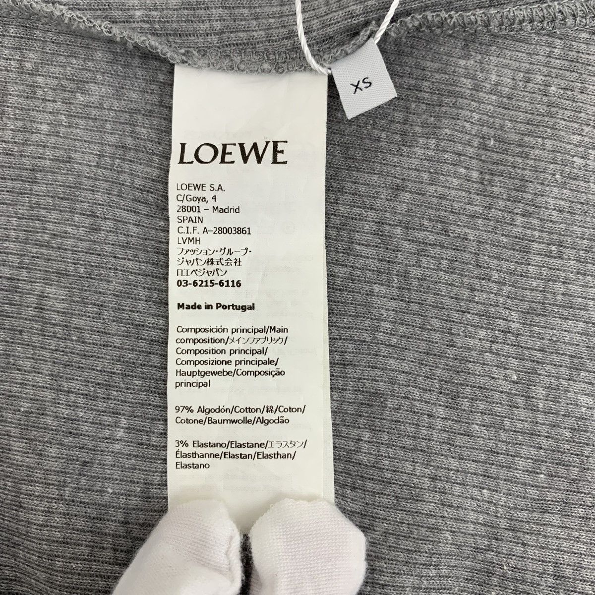 Loewe Loewe 23SS Grey Logo Embroidered Sleeveless Knit Dress K26WX Size XS / US 0-2 / IT 36-38 - 8 Thumbnail