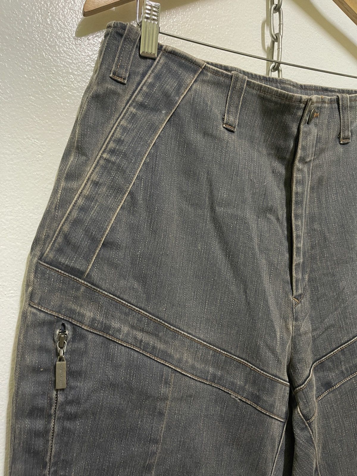 Jean Charles De Castelbajac × Vintage Castelbajac Sport Army Stretch Jeans Size 32" / US 10 / IT 46 - 2 Thumbnail