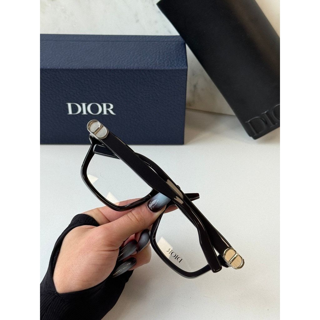 Dior NEW Dior CDIconO S1I Unisex Eyeglasses Frames in Black Size ONE SIZE - 9 Thumbnail
