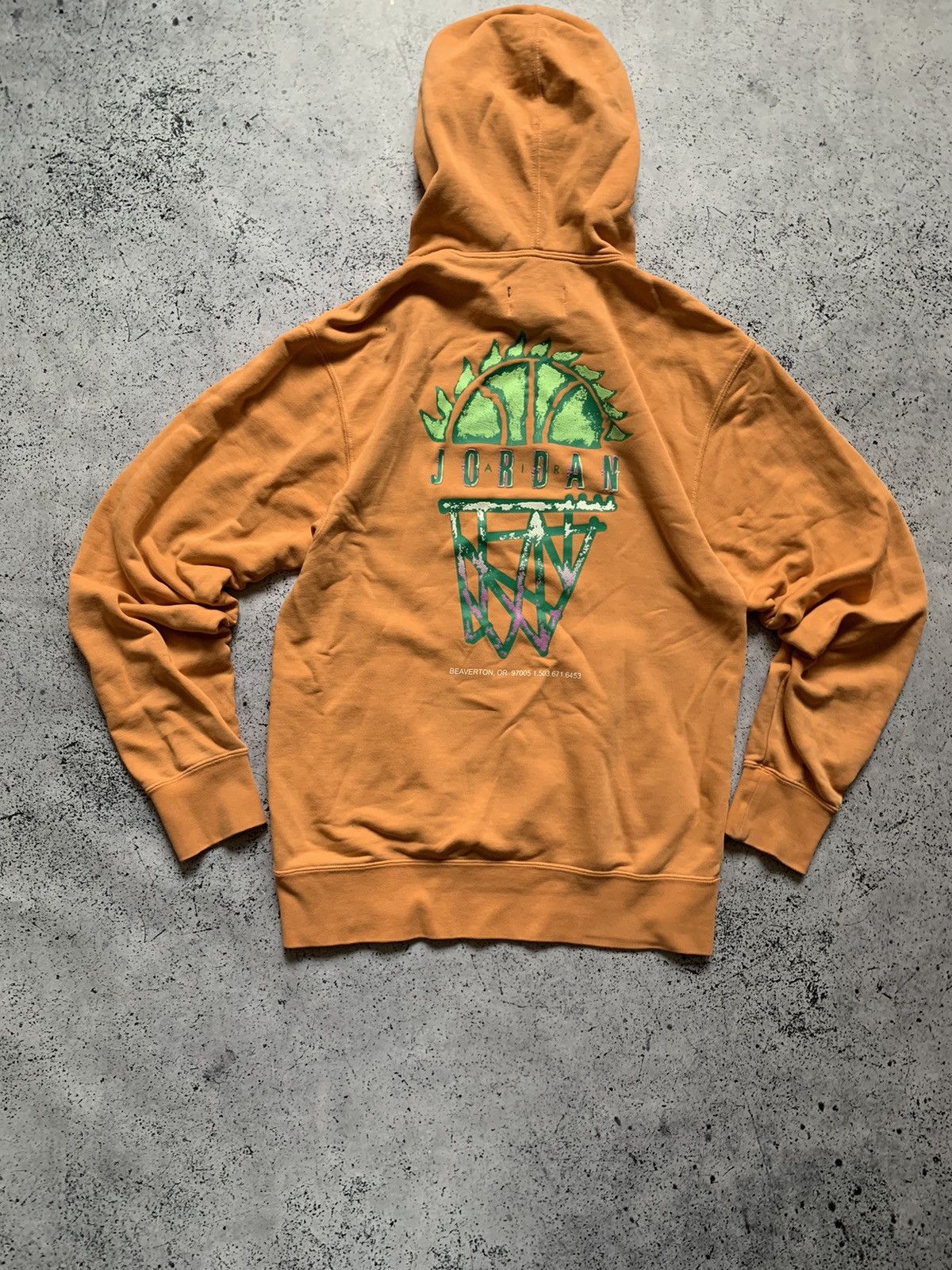 Jordan Brand Vintage Nike Jordan Boxy Hoodie Big Logo Basketball Y2K USA Size US S / EU 44-46 / 1 - 2 Thumbnail