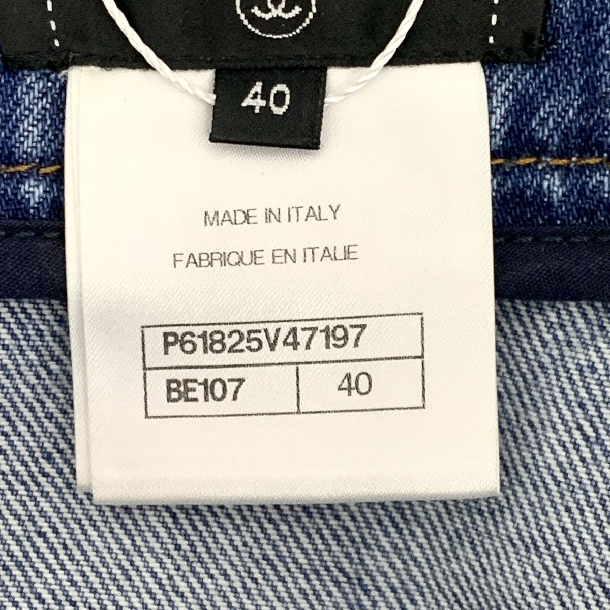Chanel Chanel Dark Blue Patchwork Pattern Casual Denim Skirt K26WX Size 27" / US 4 / IT 40 - 6 Thumbnail